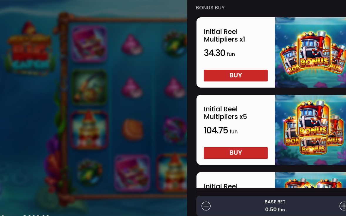 Bonusrundan med Boat Symbols och Boost Symbols